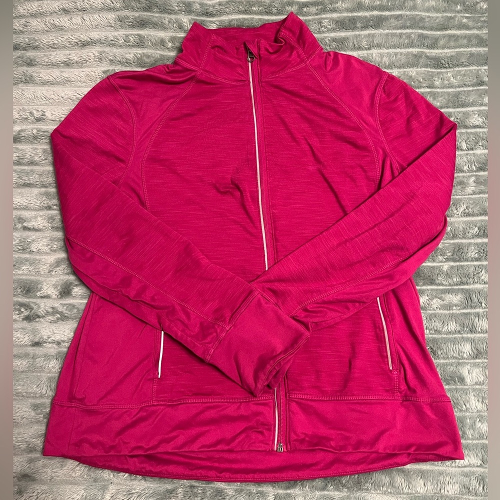 Dark Pink Workout Jacket